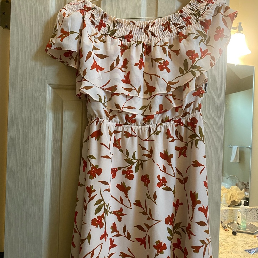 Lovers and Friends off the shoulder mini dress